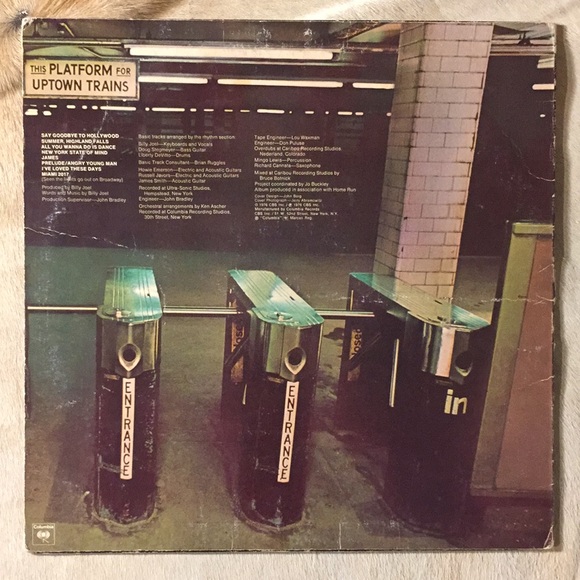 Billy Joel - “Turnstiles” Vinyl LP - Picture 2 of 5